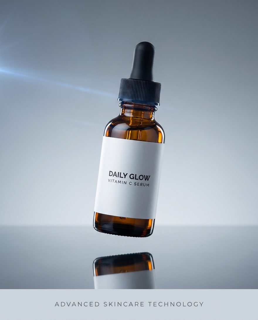 A generic studio packshot ad with no hook and no call to action - the version that did not work for this brand
