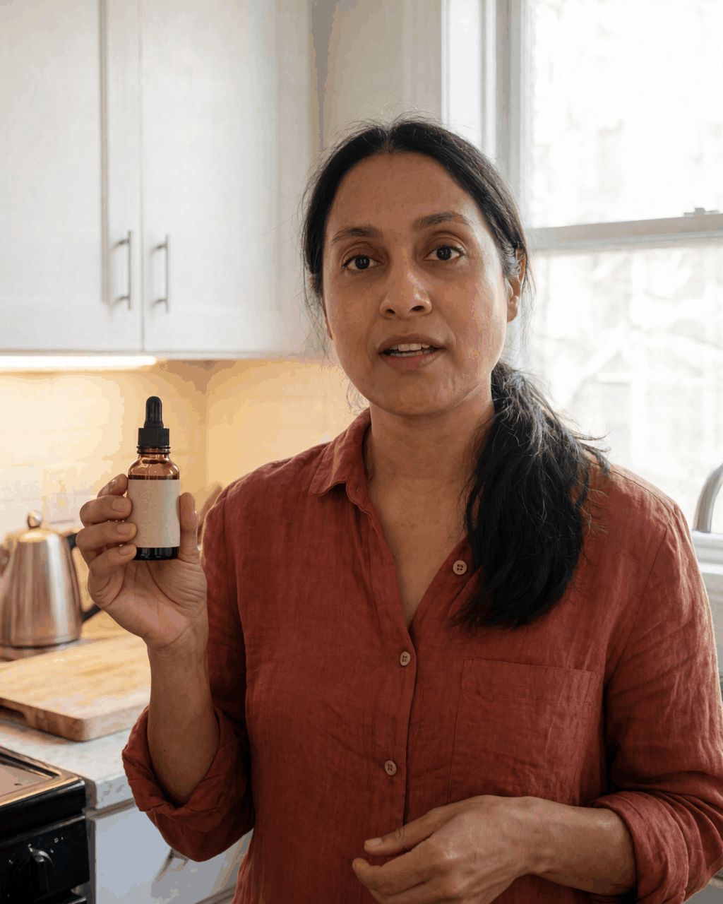 Creator to camera, at home